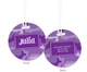 Purple Hunter Luggage Tags Image 2 of 2
